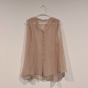 Nude top, fits S-M